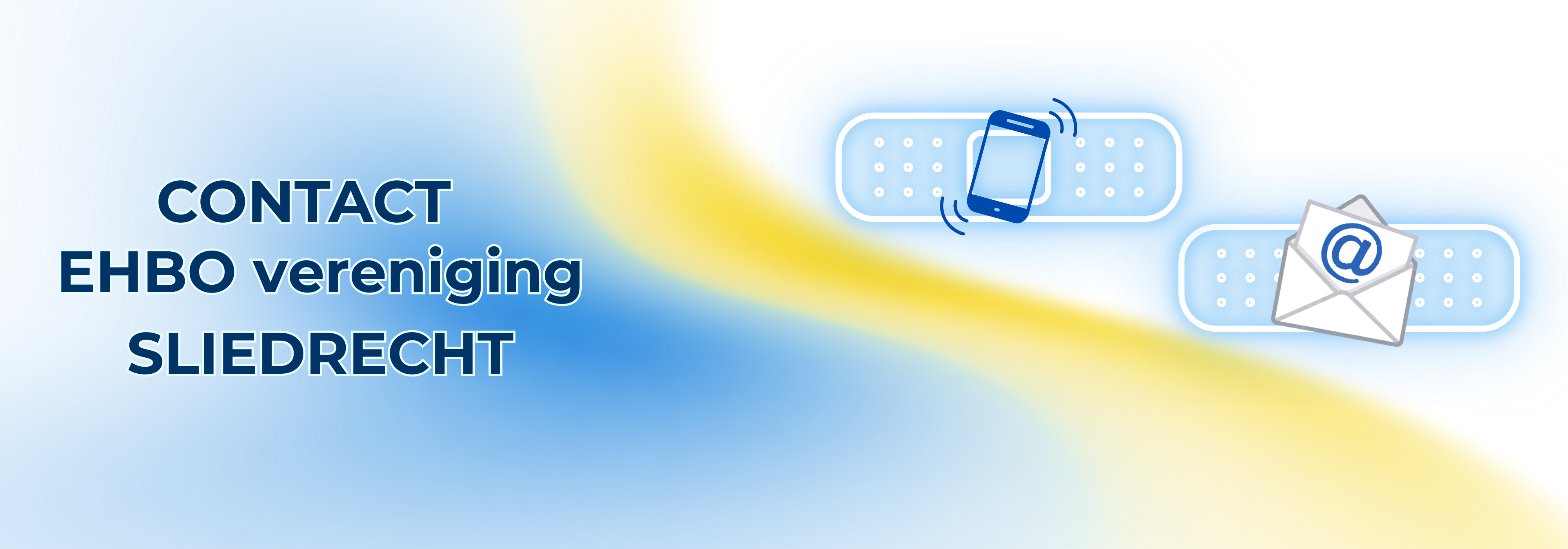 Contact EHBO Sliedrecht banner
